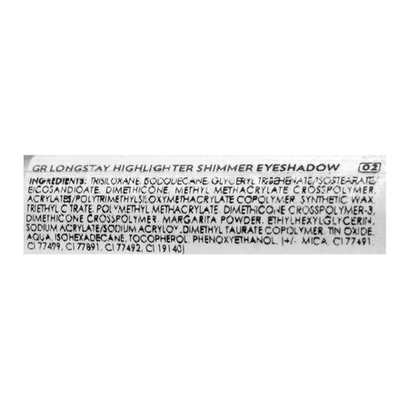 Golden Rose Long stay Highlighter Shimmer Eyeshadow, 2.1ml, No. 02 - Image 3