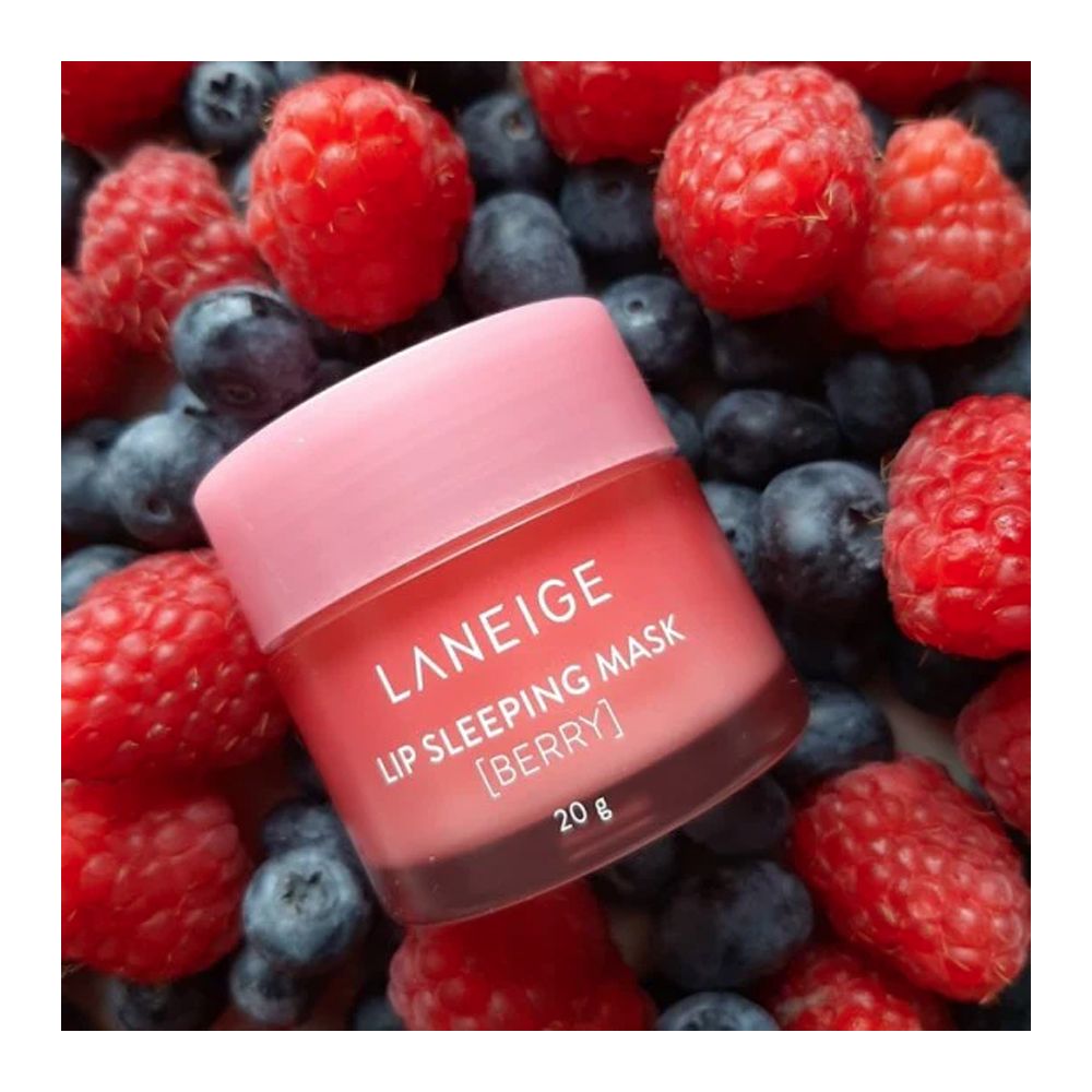 Laneige Berry Lip Sleeping Mask, Shea Butter, Vitamin C, 20g - Image 12