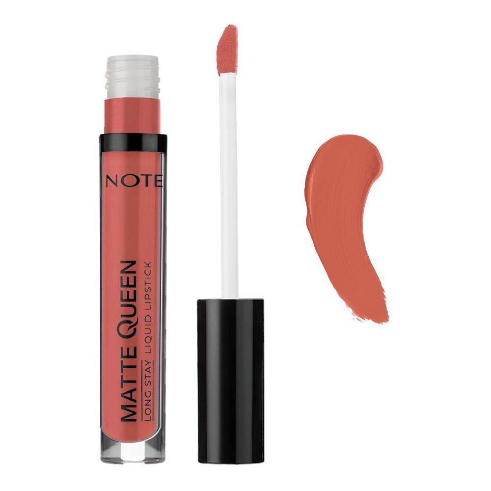 J. Note Matte Queen Long Stay Liquid Lipstick, 4ml, 24 Ravishing Rose - Main Image