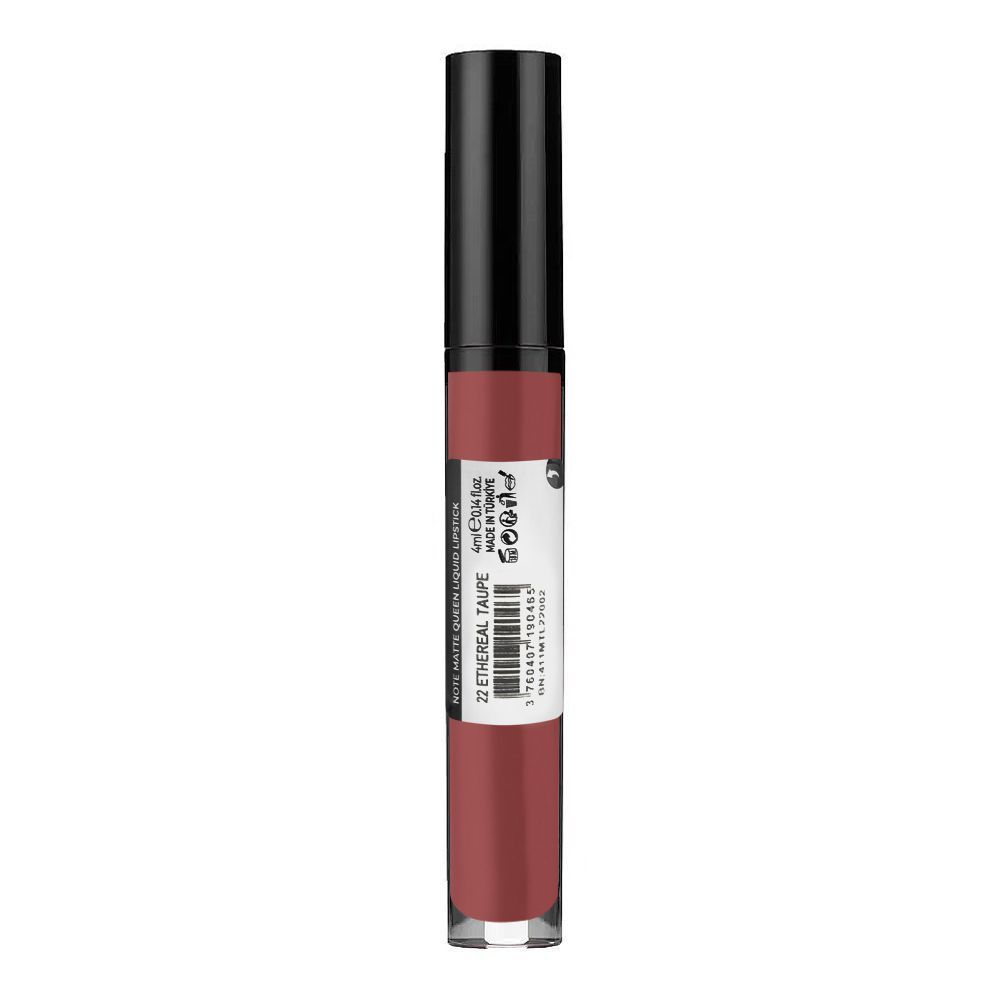 J. Note Matte Queen Long Stay Liquid Lipstick, 4ml, 22 Ethereal Taupe - Image 3