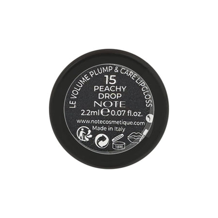 J. Note Le Volume Plump & Care Lip Gloss, 2.2ml, 15 Peachy Drop - Image 3