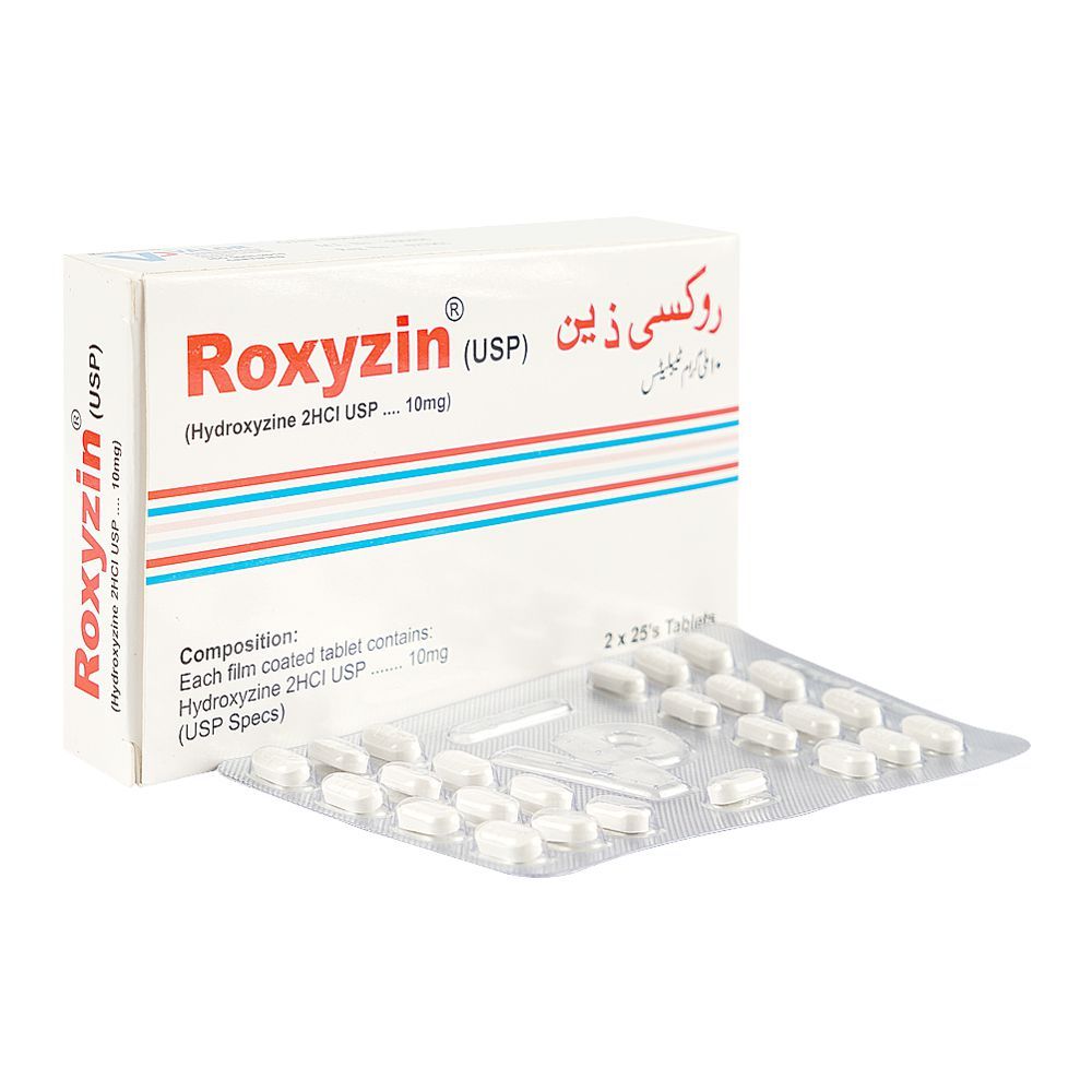 Valor Pharmaceuticals Roxyzin Tablet, 10mg, 1-Strip - Main Image