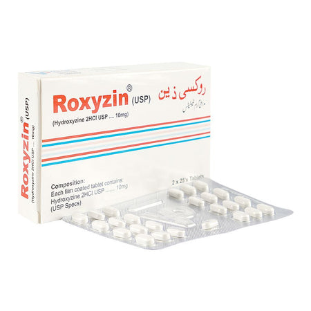 Valor Pharmaceuticals Roxyzin Tablet, 10mg, 1-Strip - Main Image