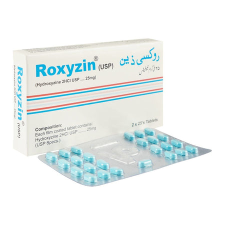 Valor Pharmaceuticals Roxyzin Tablet, 25mg, 1-Strip - Main Image