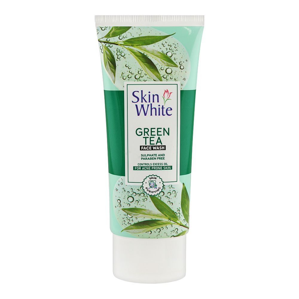 Skin White Green Tea Face Wash, Sulphate & Paraben Free, For Acne Prone Skin, 100g - Main Image