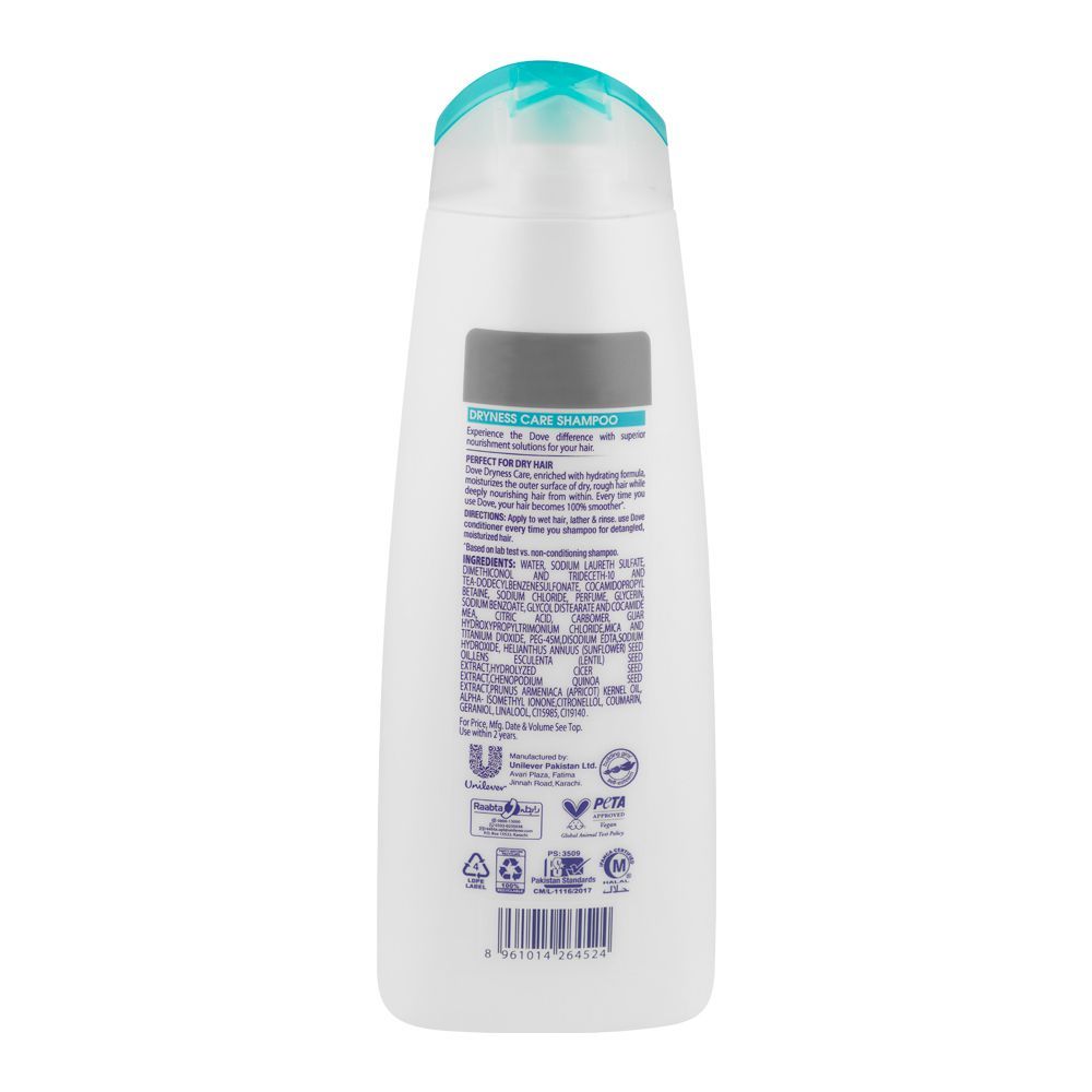 Dove Dryness Care Bio-Protein Care Shampoo, 360ml - Image 4