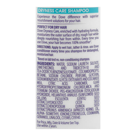 Dove Dryness Care Bio-Protein Care Shampoo, 360ml - Image 5
