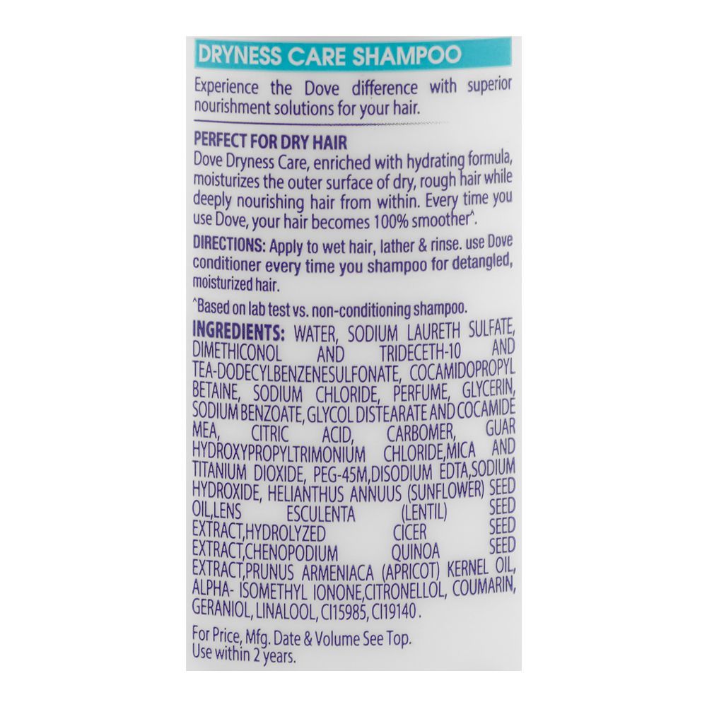 Dove Dryness Care Bio-Protein Care Shampoo, 360ml - Image 5