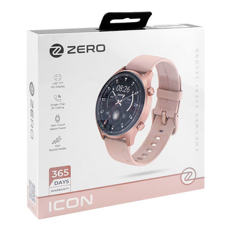 Zero 1.38" TFT HD Display Icon Smart Watch, IP68 Waterproof, Rose Pink - Image 2