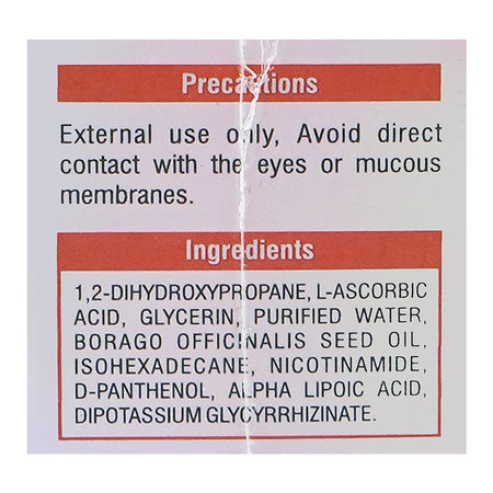 Crystolite Pharmaceuticals Melona-C Serum, Glycerin, Vitamin B5, For All Types Of Skin, 30ml - Image 4