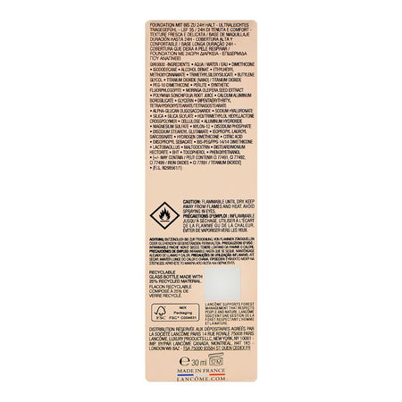 Lancome Paris Teint Idole Ultra Wear Liquid Foundation, SPF-35, Transfer-Free, 30ml, 335W - Image 2