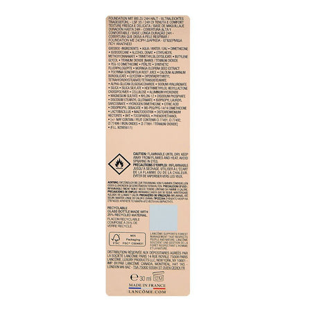 Lancome Paris Teint Idole Ultra Wear Liquid Foundation, SPF-35, Transfer-Free, 30ml, 245C 01 Beige Albatre - Image 2