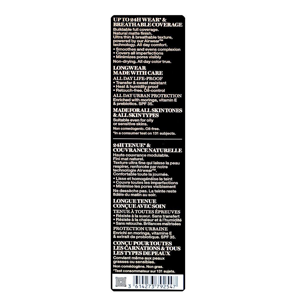 Lancome Paris Teint Idole Ultra Wear Liquid Foundation, SPF-35, Transfer-Free, 30ml, 245C 01 Beige Albatre - Image 3