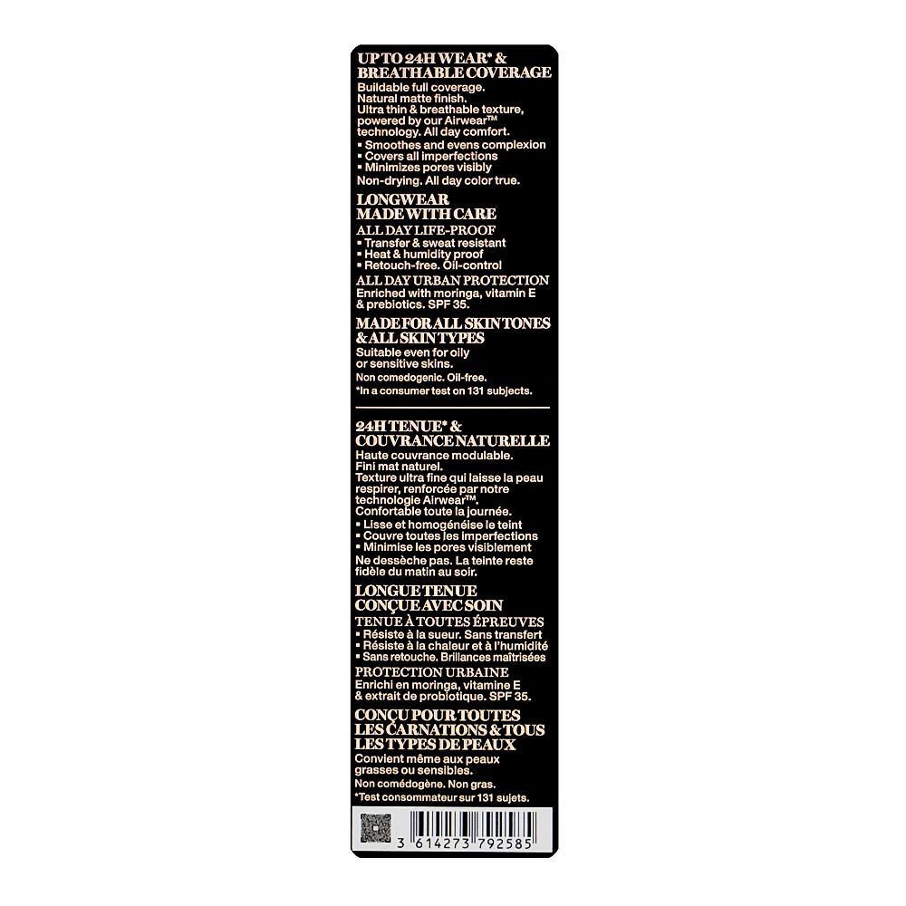 Lancome Paris Teint Idole Ultra Wear Liquid Foundation, SPF-35, Transfer-Free, 30ml, 315C 03 Beige Diaphane - Image 3