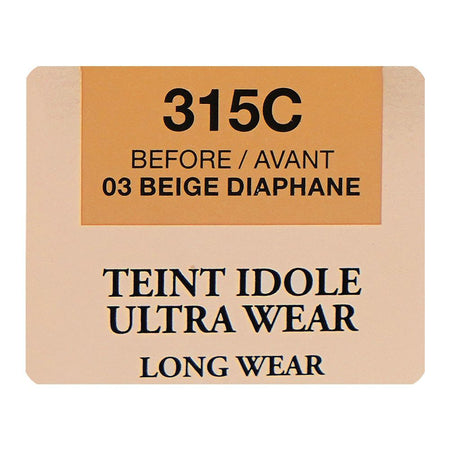 Lancome Paris Teint Idole Ultra Wear Liquid Foundation, SPF-35, Transfer-Free, 30ml, 315C 03 Beige Diaphane - Image 6