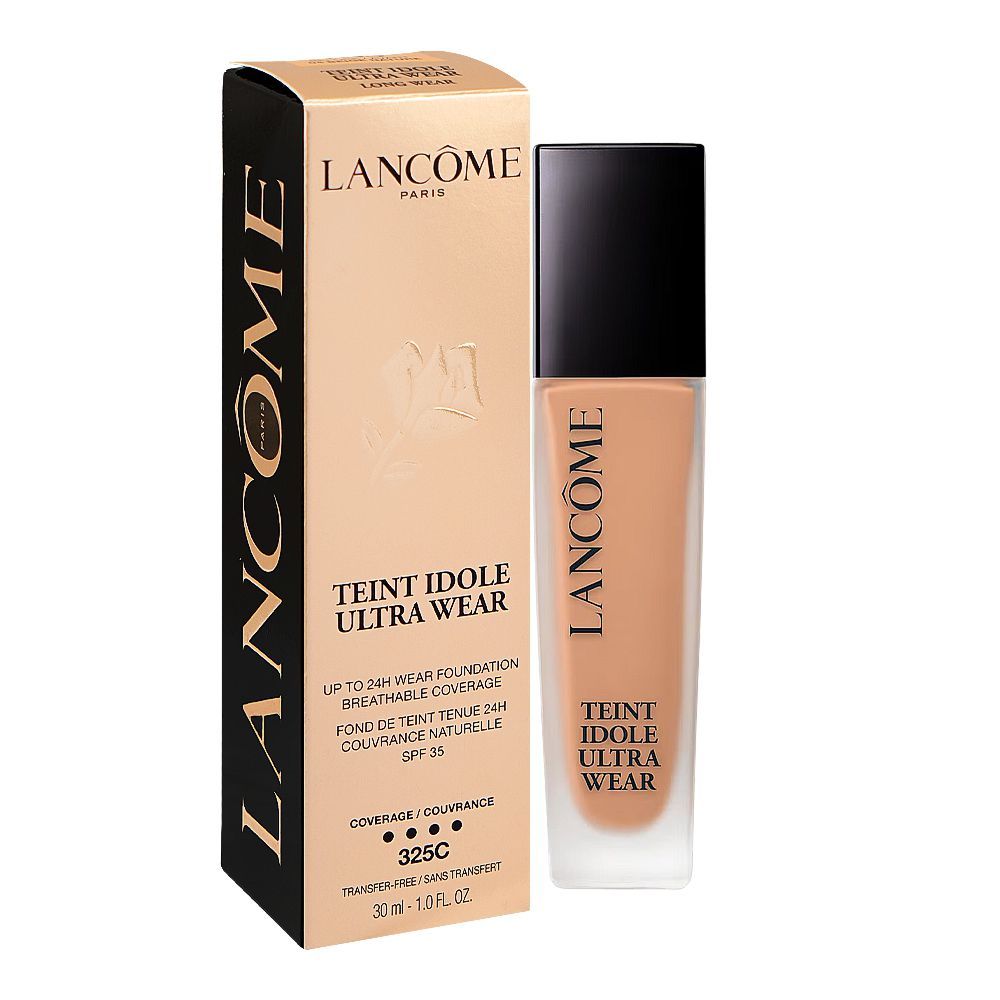 Lancome Paris Teint Idole Ultra Wear Liquid Foundation, SPF-35, Transfer-Free, 30ml, 325C 04 Beige Nature - Main Image