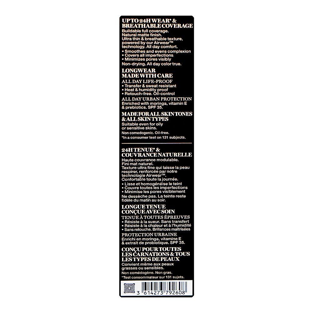 Lancome Paris Teint Idole Ultra Wear Liquid Foundation, SPF-35, Transfer-Free, 30ml, 325C 04 Beige Nature - Image 3