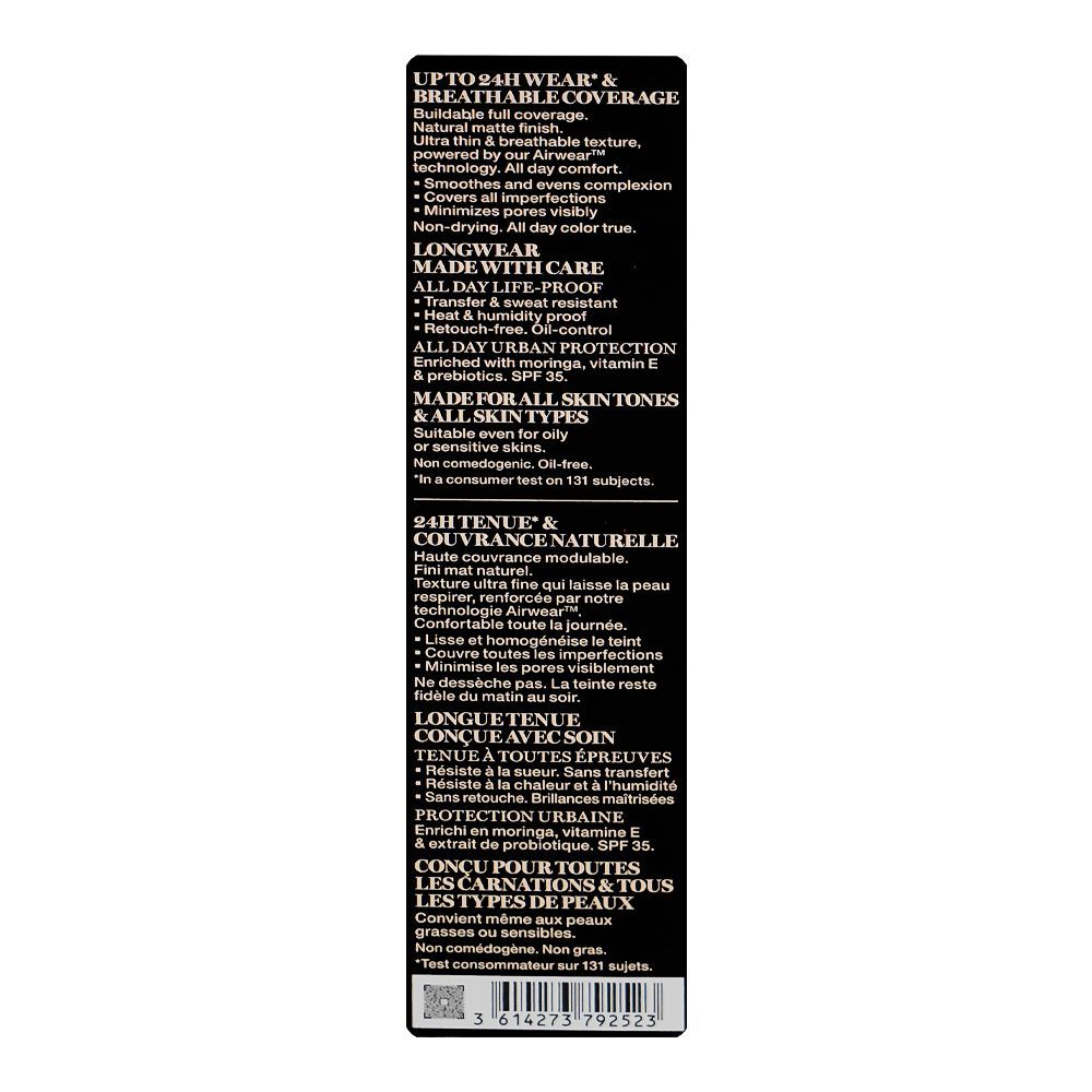 Lancome Paris Teint Idole Ultra Wear Liquid Foundation, SPF-35, Transfer-Free, 30ml, 235N 025 Beige Lin - Image 3