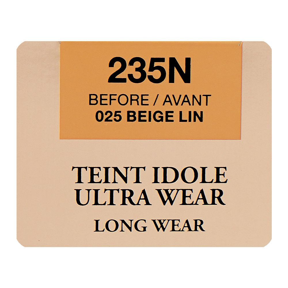 Lancome Paris Teint Idole Ultra Wear Liquid Foundation, SPF-35, Transfer-Free, 30ml, 235N 025 Beige Lin - Image 6