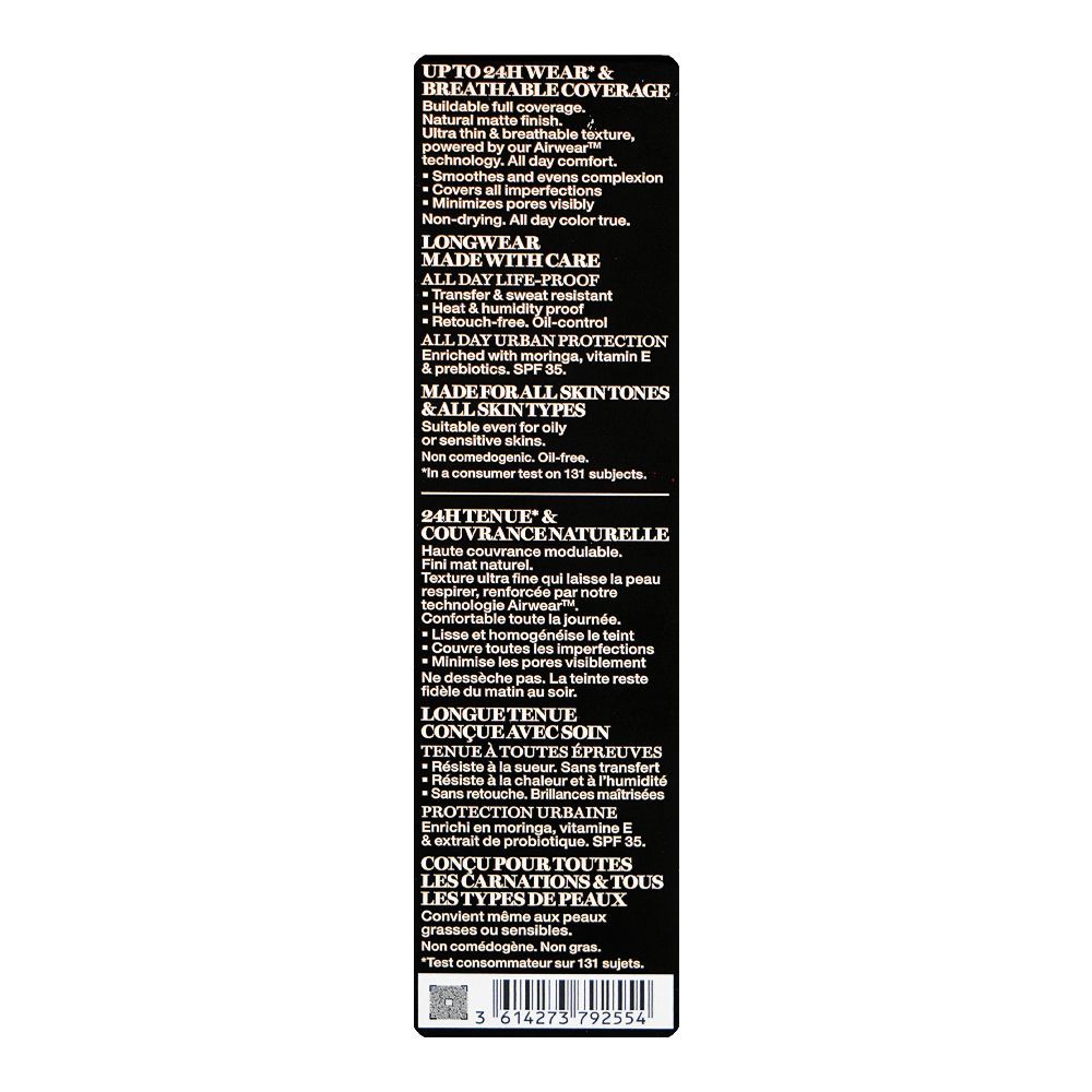 Lancome Paris Teint Idole Ultra Wear Liquid Foundation, SPF-35, Transfer-Free, 30ml, 250W 024 Beige Vanille - Image 3