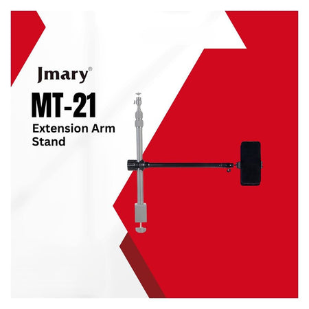 Jmary Extension Arm Stand (13.7" - 23.6" Height) For DSLR, Cameras & Mobiles, MT-21 - Main Image
