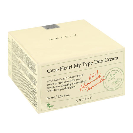 Axis-Y Cera-Heart My Type Duo Moisturizer Face Cream Heartleaf & Ceramide, For All Skin Types, 60ml - Image 2