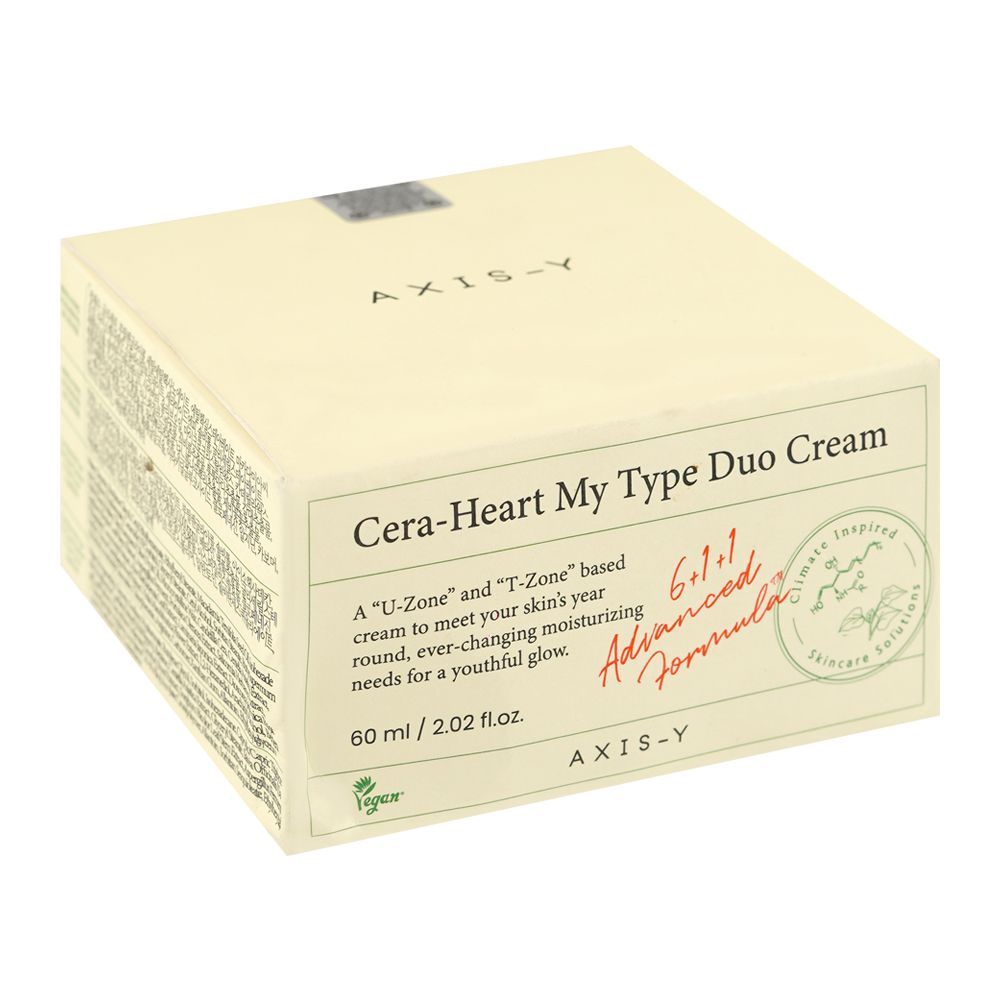 Axis-Y Cera-Heart My Type Duo Moisturizer Face Cream Heartleaf & Ceramide, For All Skin Types, 60ml - Image 2