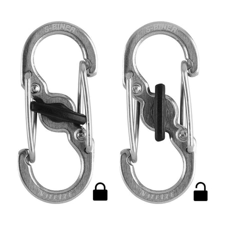 Nite Ize S-Biner Key Rack Locker, Stainless Steel Keychain Accessories & Organizers, KLK-11R3 - Image 2