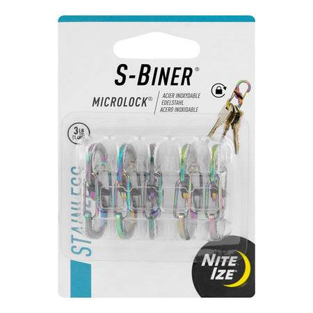 Nite Ize S-Biner Micro Lock, Stainless Steel Keychain Accessories & Organizers, LSBM-07-5R7 - Image 5