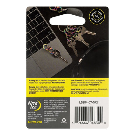 Nite Ize S-Biner Micro Lock, Stainless Steel Keychain Accessories & Organizers, LSBM-07-5R7 - Image 6