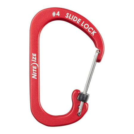 Nite Ize Slice Lock Carabiner, Stainless Steel Keychain Accessories & Organizers, CSLA4-10-R6 - Main Image