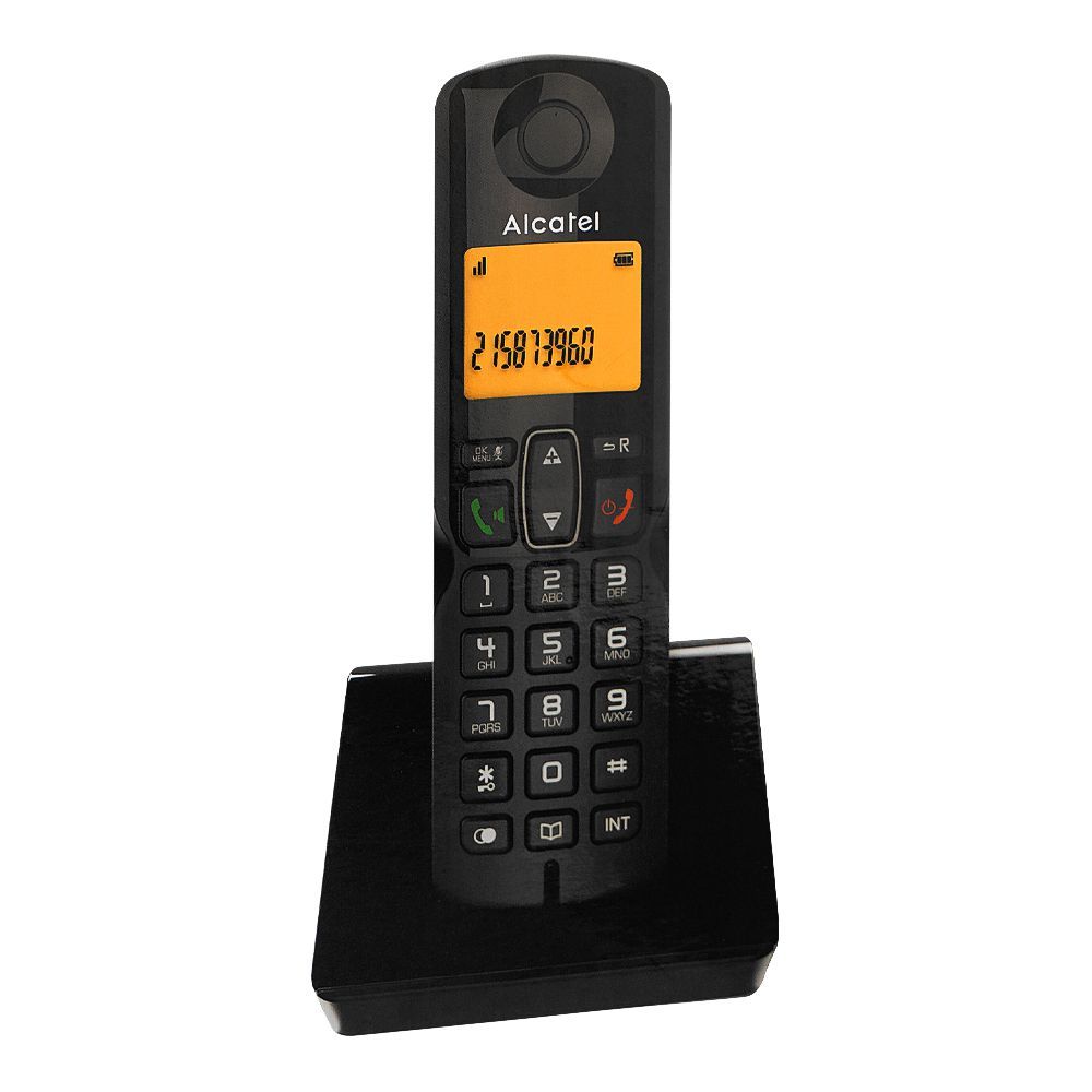 Alcatel Cordless Telephone, Black, S280 - Main Image