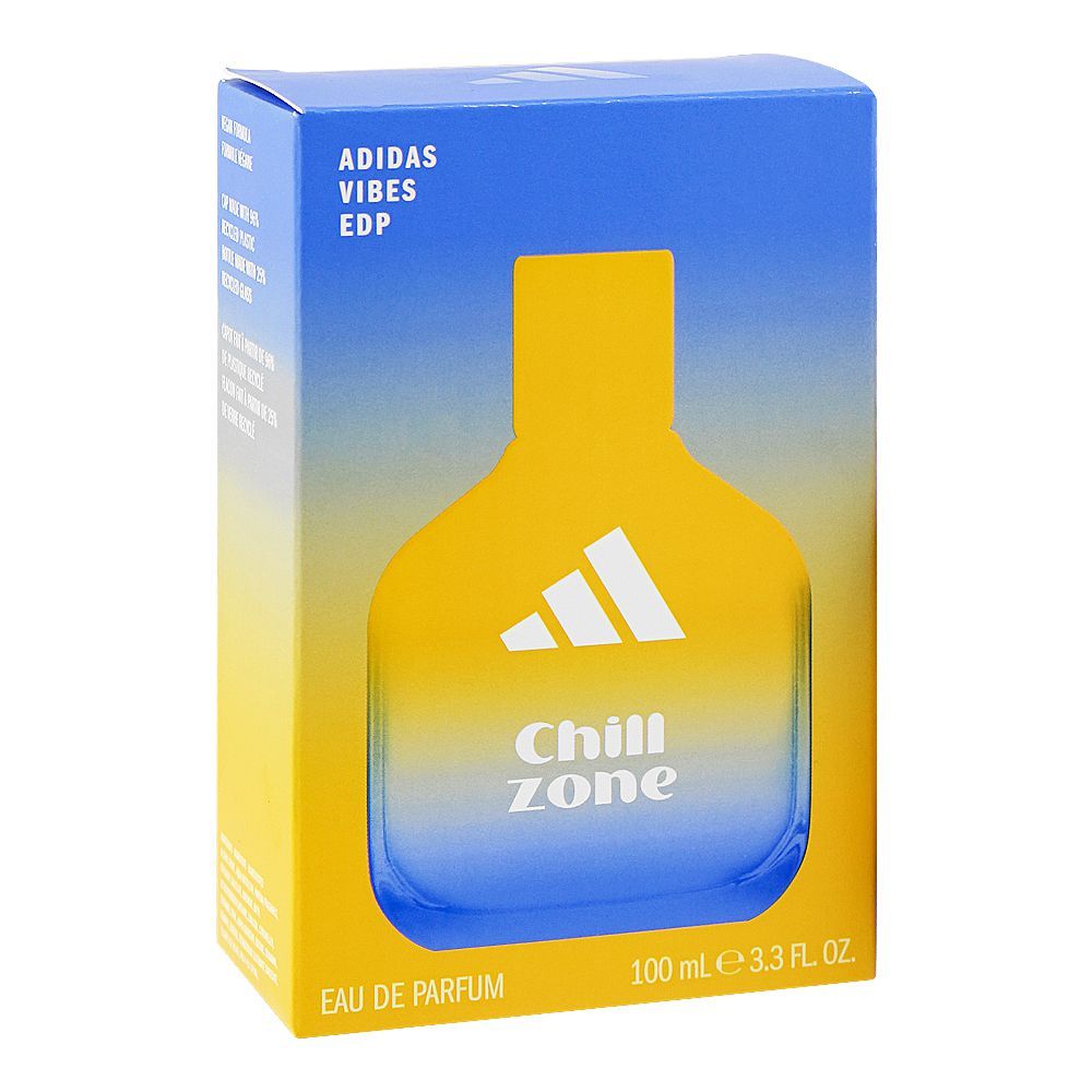 Adidas Vibes Chill Zone, Eau de Parfum, For Men & Women, 100ml - Image 2