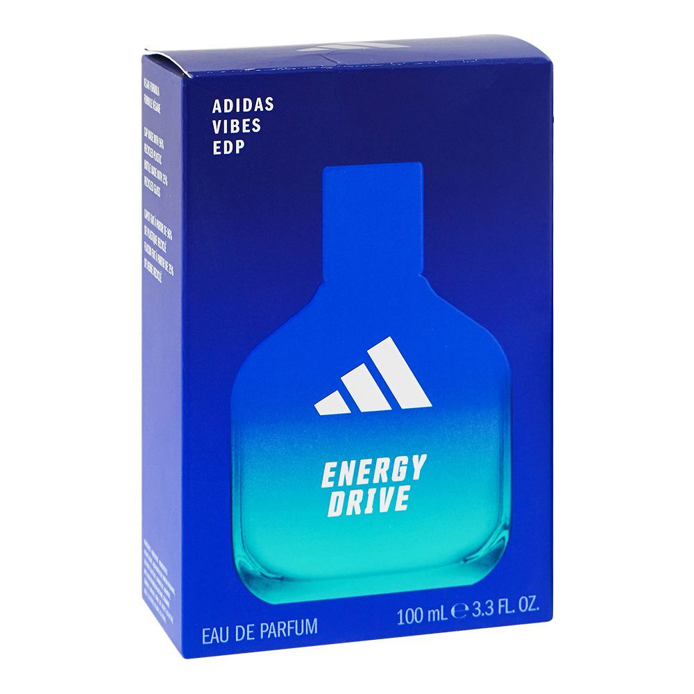 Adidas Vibes Energy Drive, Eau de Parfum, For Men & Women, 100ml - Image 2