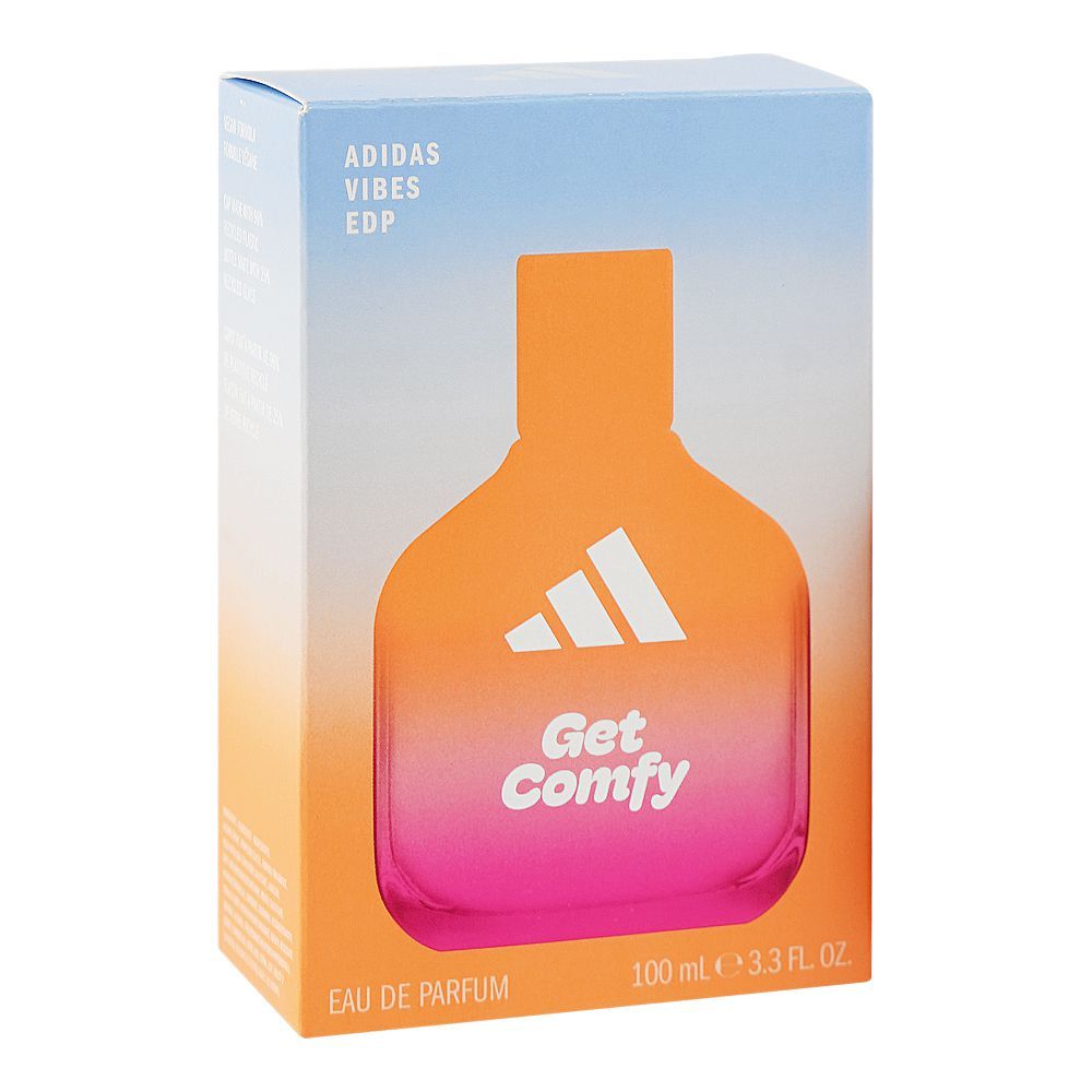 Adidas Vibes Get Comfy, Eau de Parfum, For Men & Women, 100ml - Image 2