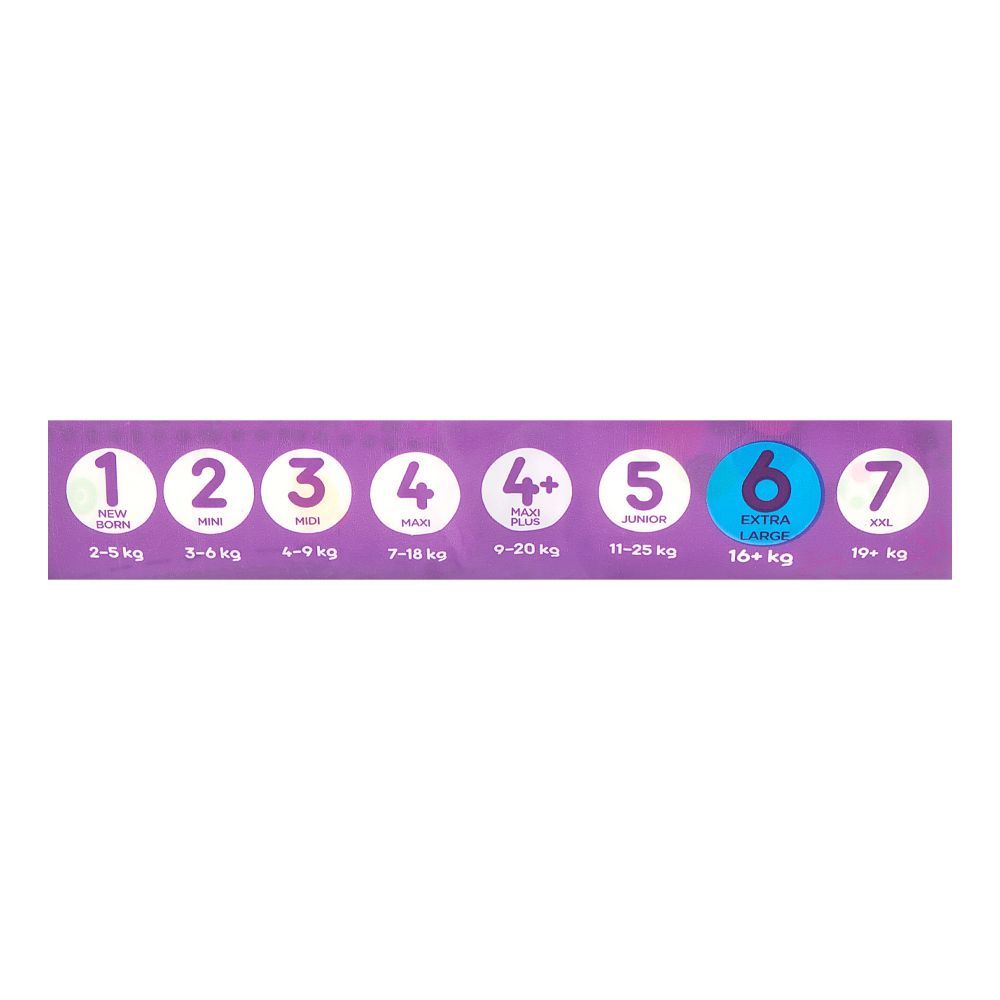 Canbebe Baby Diapers Jumbo, Extra Large, No.6, 16+kg, 38-Pack - Image 2