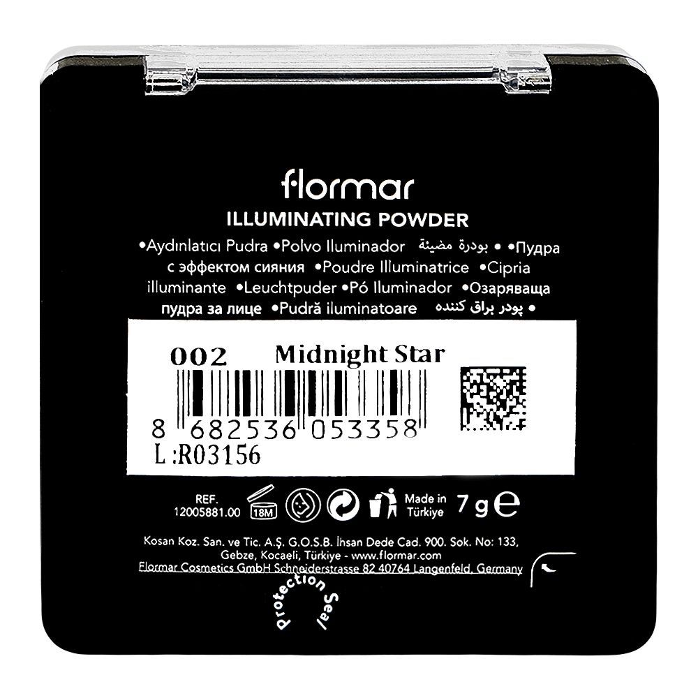 Flormar Illuminating Powder, 7g, 002 Midnight Star - Image 3