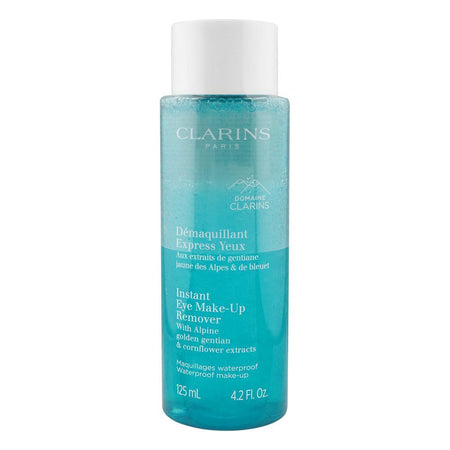 Clarins Paris Instant Eye Make-Up Remover with Alpine Golden Gentian, 125ml - Main Image