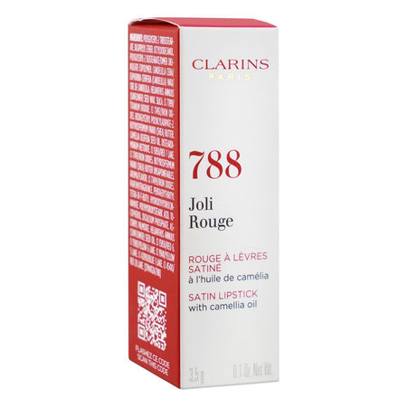 Clarins Paris Joli Rouge Satin Lipstick, 3.5g, 788 Peach Nude - Image 2