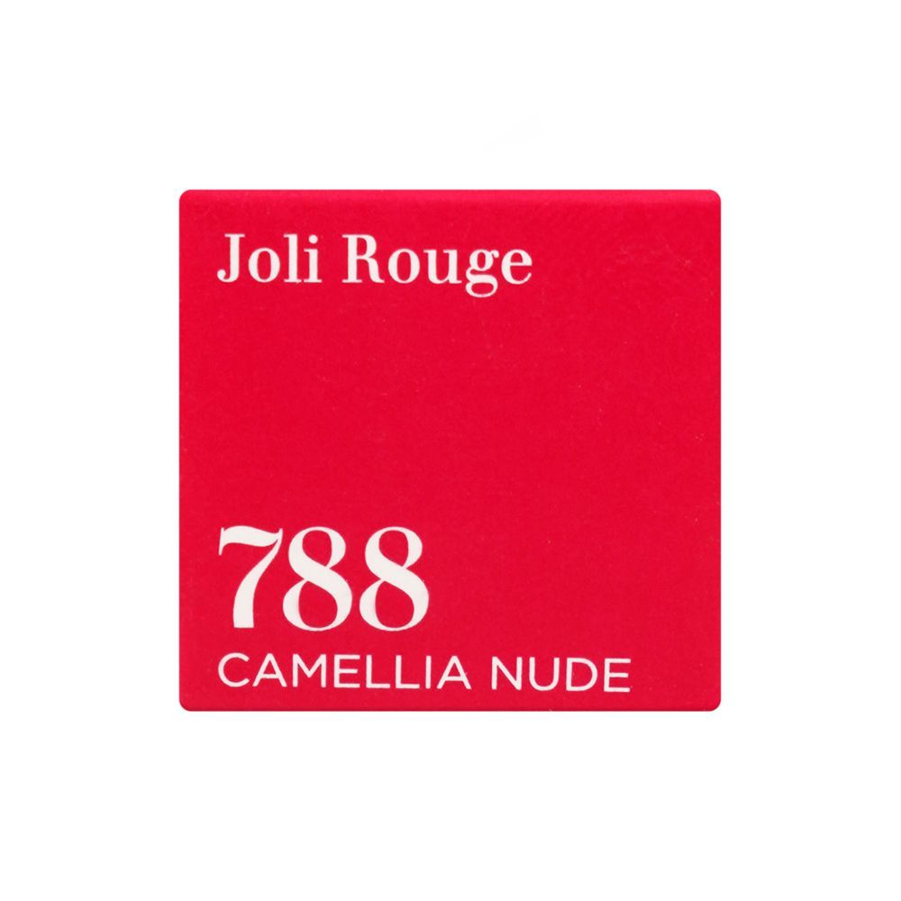 Clarins Paris Joli Rouge Satin Lipstick, 3.5g, 788 Peach Nude - Image 6