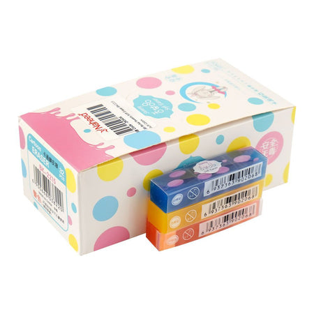 UBS Beikai Sweetie Soft Eraser, Assorted Colors, For DIY School Kits, 1-Pack, BK-2215 - Image 2
