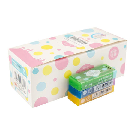 UBS Beikai Sweetie Soft Eraser Assorted Colors, For DIY School Kits, 1-Pack, BK-2216 - Image 2