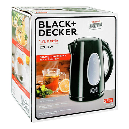 Black & Decker Electric Kettle, 1700ml, 2200W, JC69-B5 - Image 2