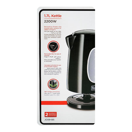 Black & Decker Electric Kettle, 1700ml, 2200W, JC69-B5 - Image 6