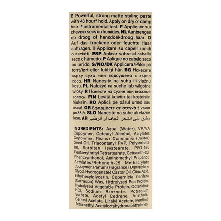 Keune Power Paste Strong Hold Hair Styling Paste, 150ml - Image 3