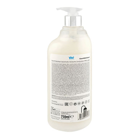 Voi Goat Milk Extract Deeply Moisturizing Body Wash with Vitamin E, Alcohol Free, 750ml - Image 2
