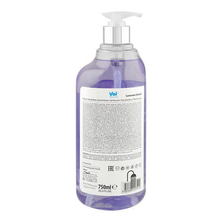 Voi Lavender Extract Relaxing Body Wash with Vitamin E, Alcohol Free, 750ml - Image 2