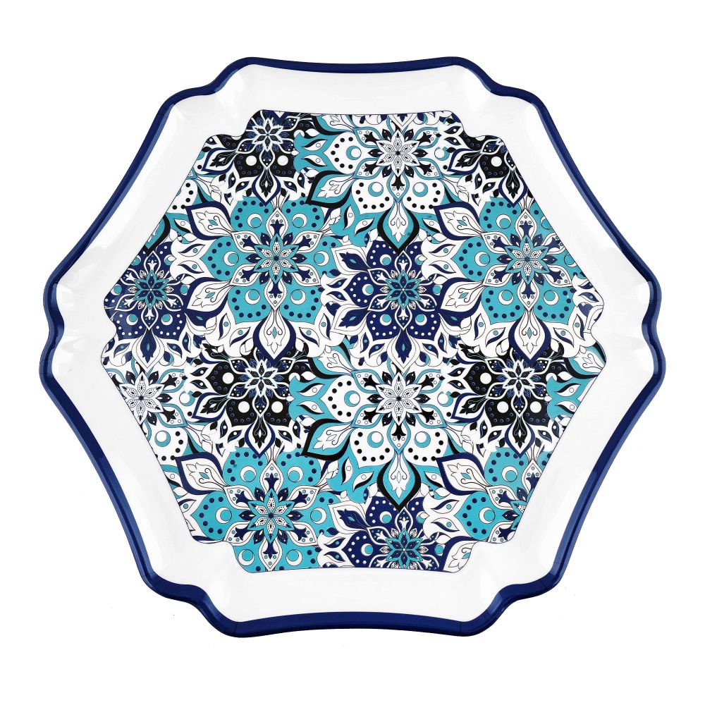 Patex Studios Hexagonal Serving Tray, Large, 1-Pack, HT-214 - Main Image