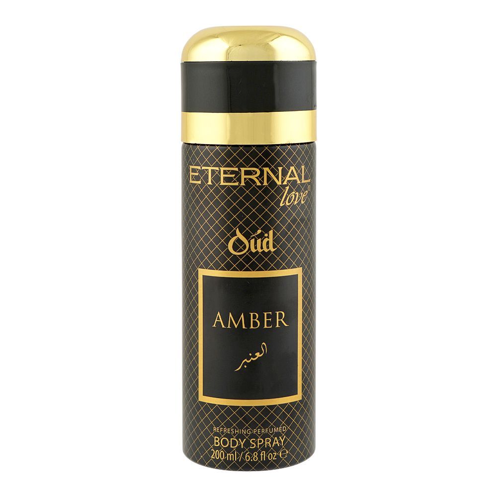 Eternal Love Oud Amber Body Spray, For Men & Women, 200ml - Main Image