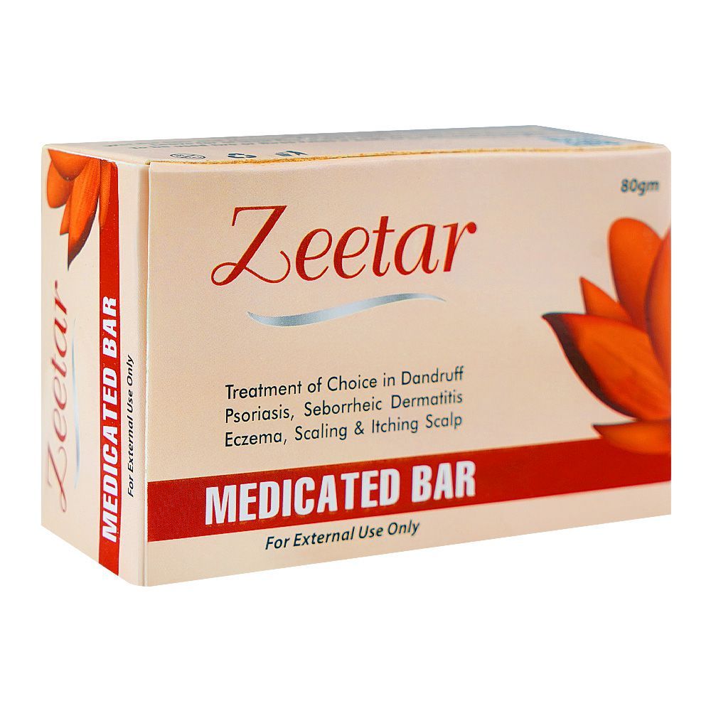 Faab Pharma Zeetar Medicated Soap Bar, For Dandruff & Eczema, 80g - Main Image
